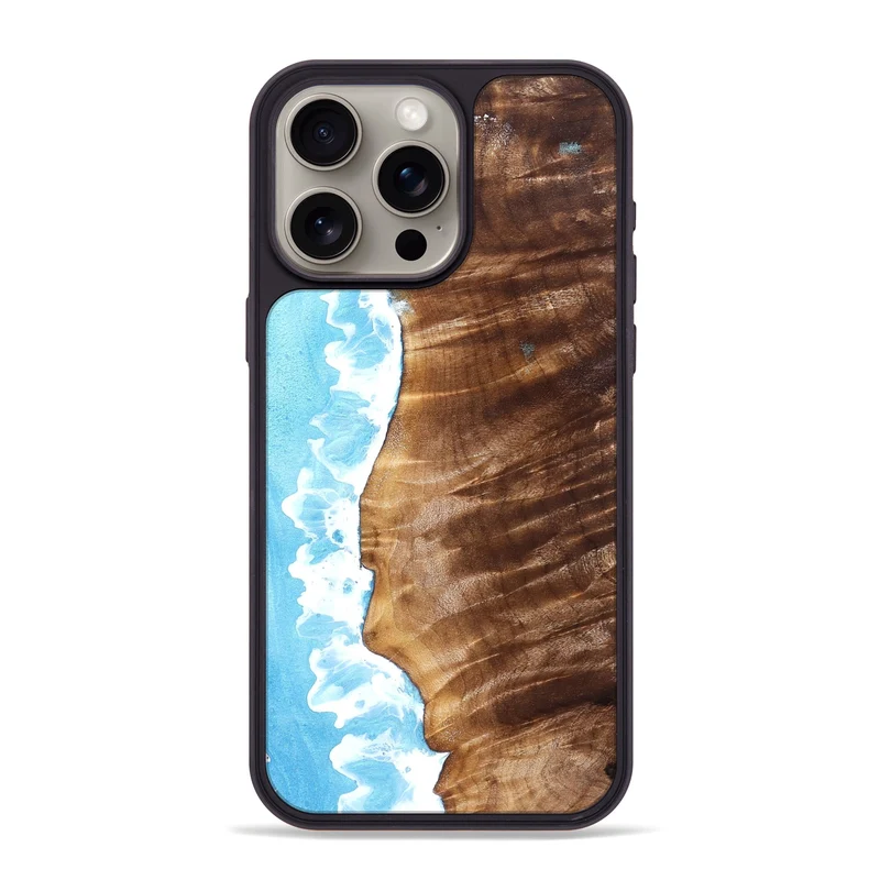 iPhone 15 Pro Max Wood Phone Case - Kerri (Coastal, 829949)