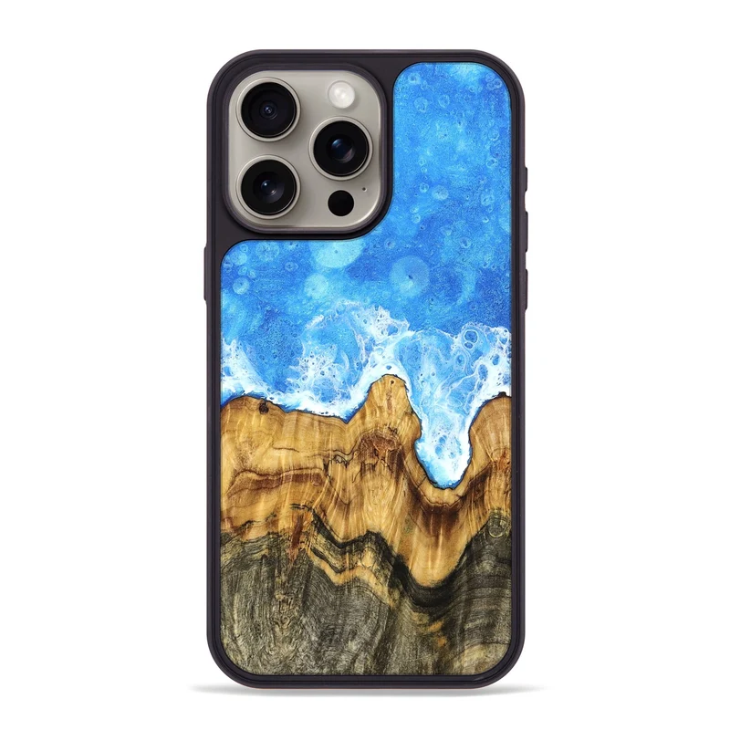 iPhone 15 Pro Max Wood Phone Case - Coy (Coastal, 829945)
