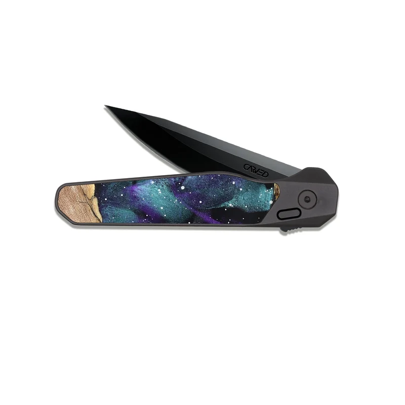 EDC Dark Slate Wood Pocket Knife - Morris (Cosmos, 829914)