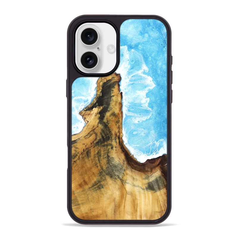 iPhone 16 Plus Wood Phone Case - Todd (Coastal, 829932)