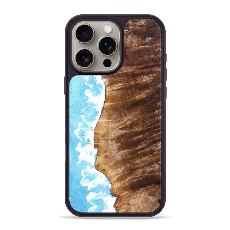 iPhone 16 Pro Max Wood Phone Case - Kerri (Coastal, 829949)