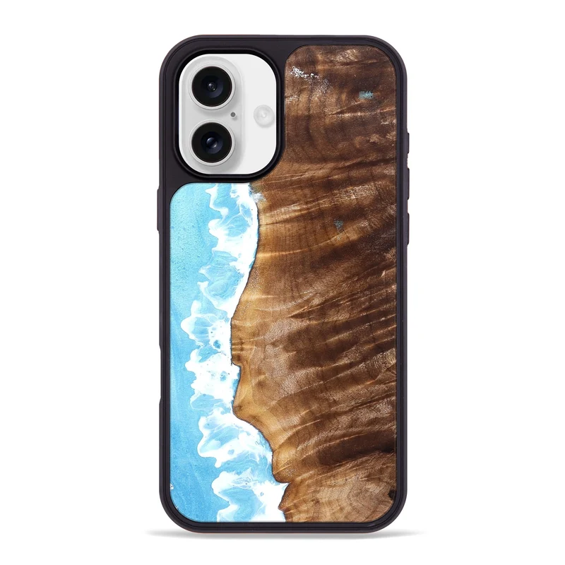 iPhone 16 Plus Wood Phone Case - Kerri (Coastal, 829949)