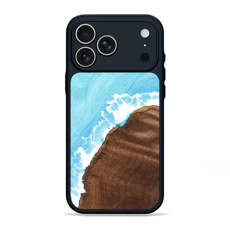 iPhone 17 Pro Max Wood Phone Case - Yetta (Coastal, 829937)