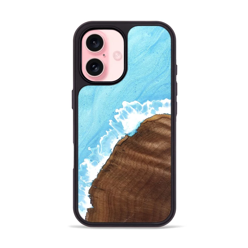 iPhone 16 Wood Phone Case - Yetta (Coastal, 829937)