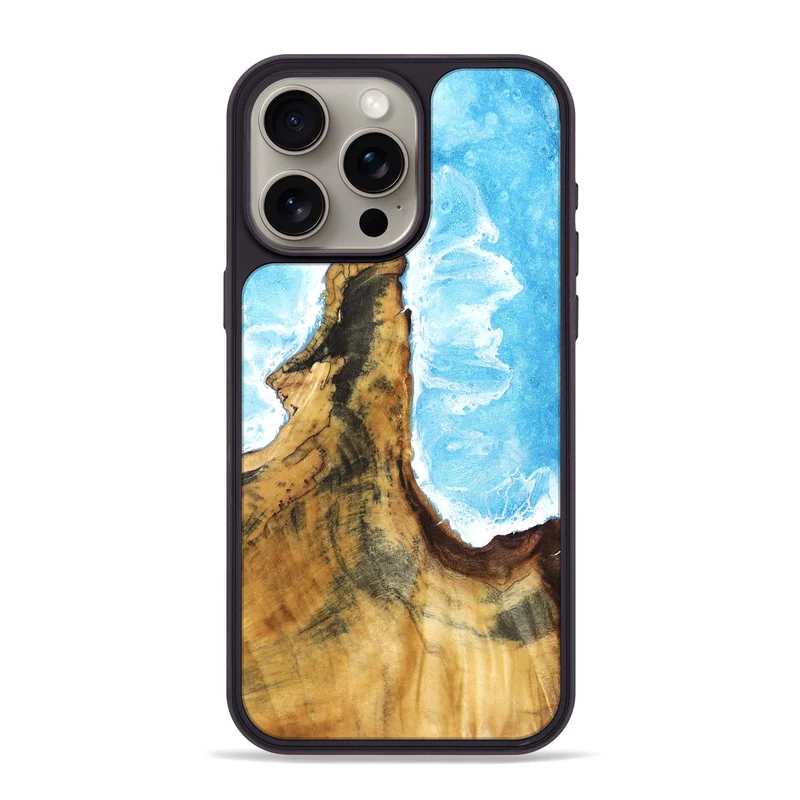 iPhone 15 Pro Max Wood Phone Case - Todd (Coastal, 829932)