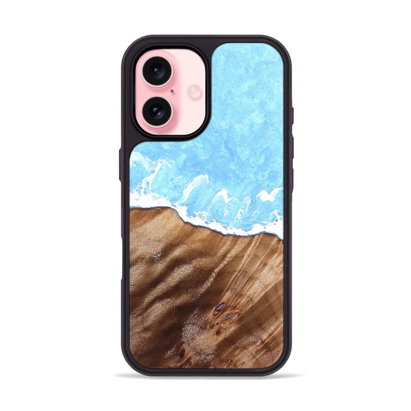 iPhone 16 Wood Phone Case - Jericho (Coastal, 829928)