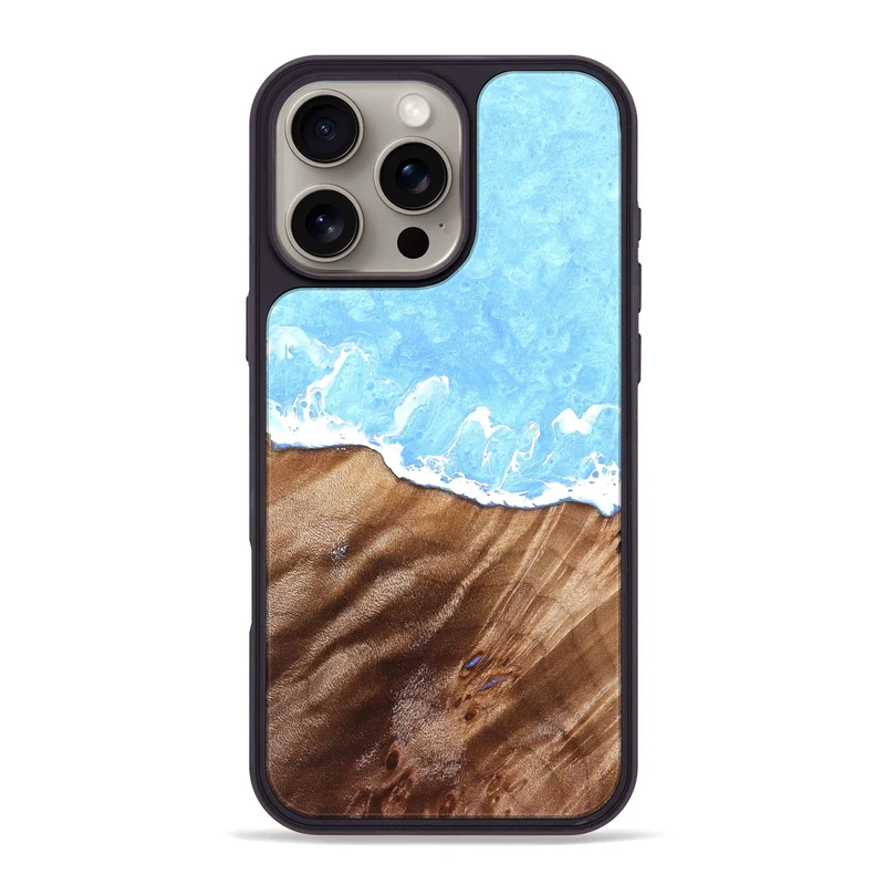 iPhone 16 Pro Max Wood Phone Case - Jericho (Coastal, 829928)