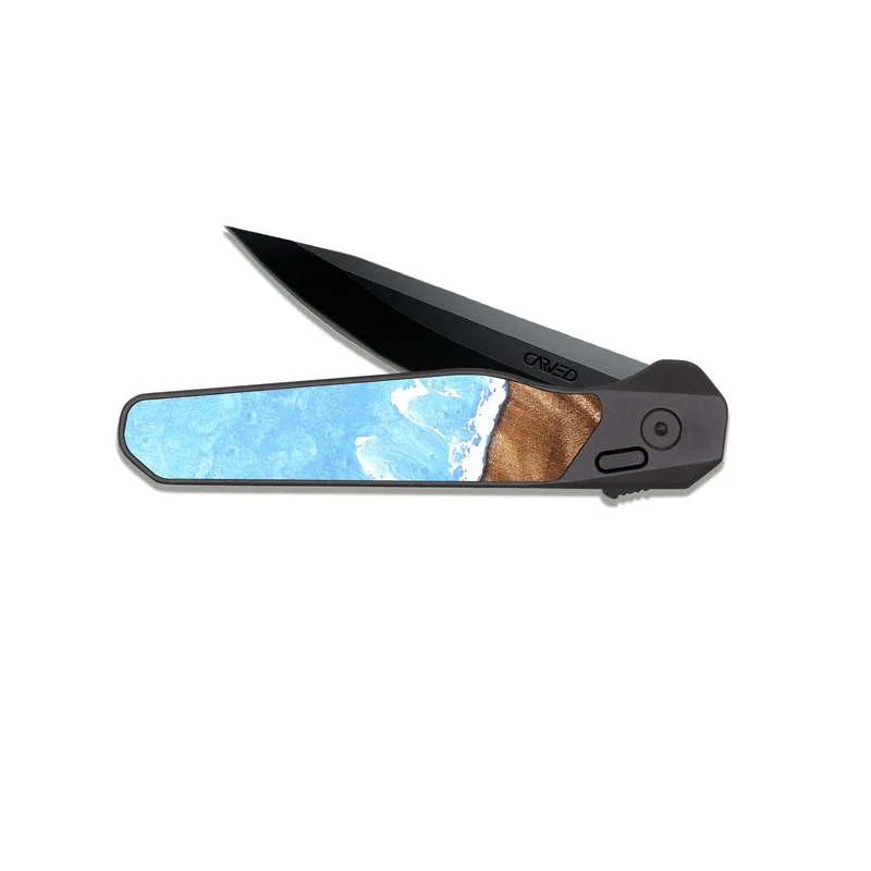 EDC Dark Slate Wood Pocket Knife - Jericho (Coastal, 829928)