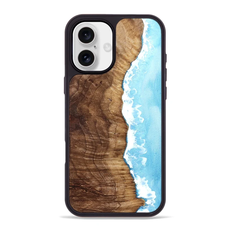 iPhone 16 Plus Wood Phone Case - Mikalah (Coastal, 829924)