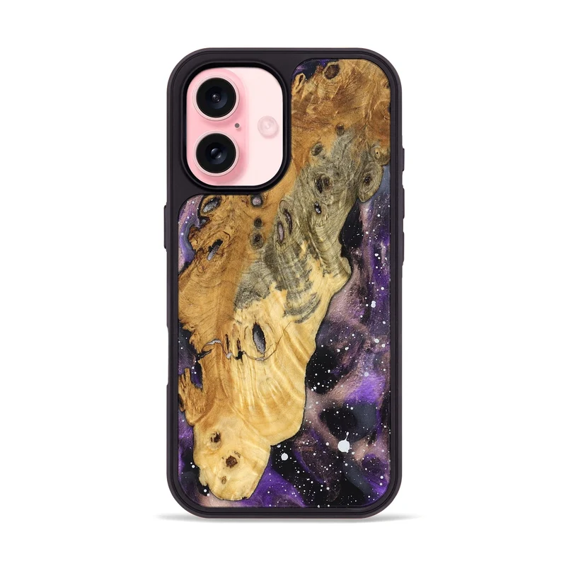 iPhone 16 Wood Phone Case - Woodrow (Cosmos, 829916)
