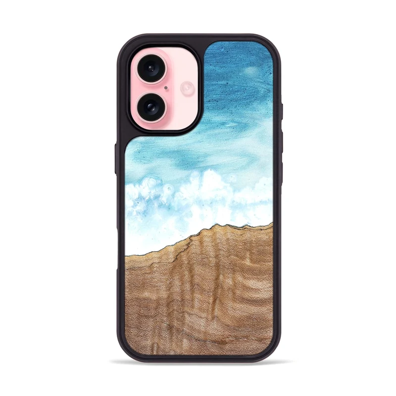 iPhone 16 Wood Phone Case - Nori (Coastal, 829922)