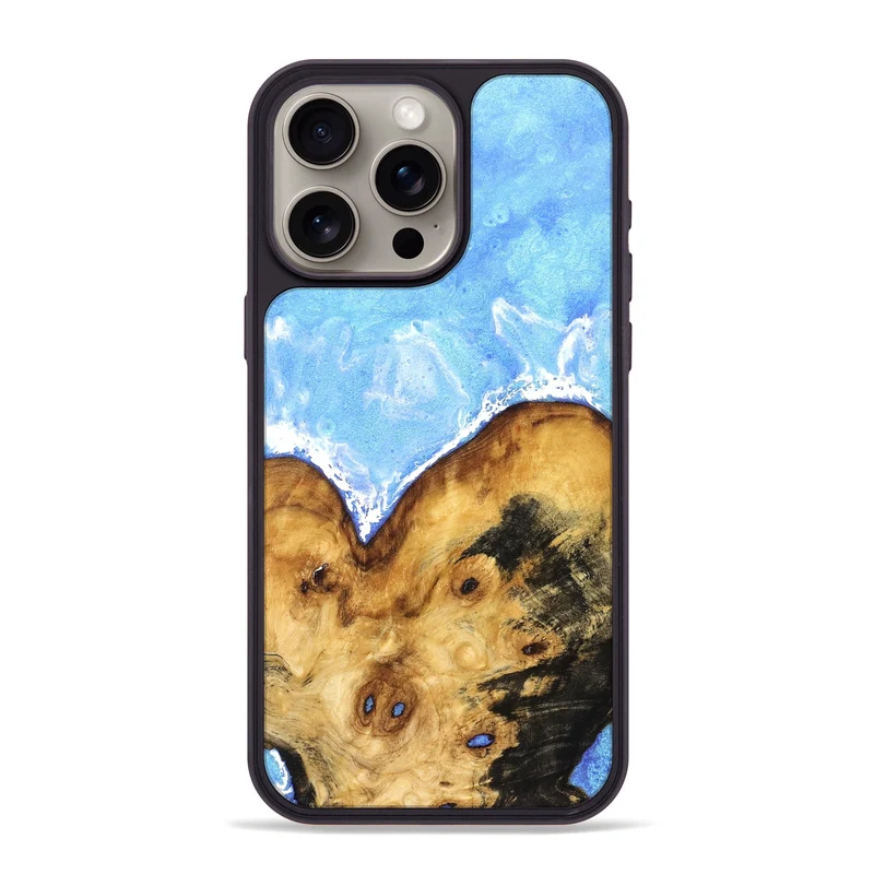 iPhone 15 Pro Max Wood Phone Case - Irene (Coastal, 829923)