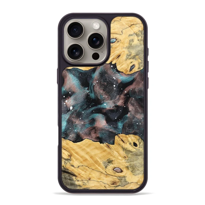 iPhone 16 Pro Max Wood Phone Case - Kaya (Cosmos, 829917)