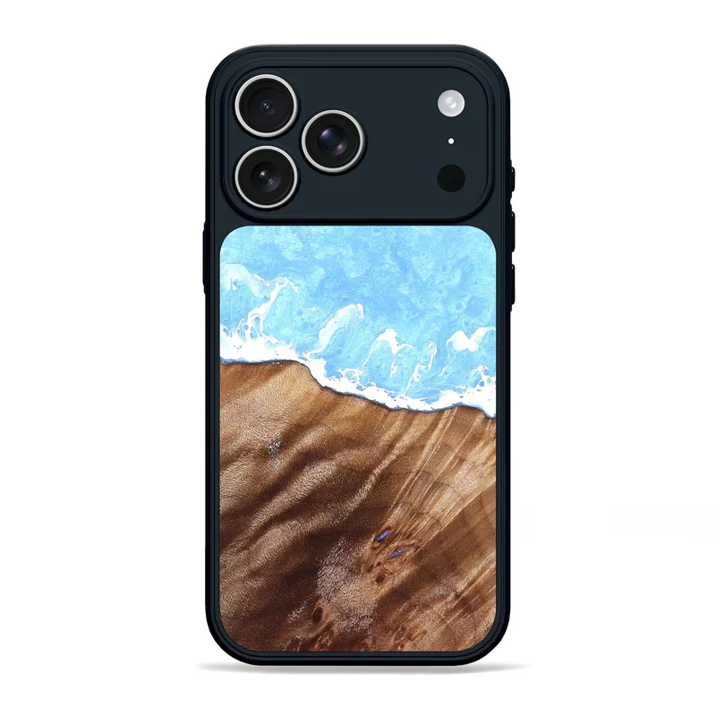 iPhone 17 Pro Max Wood Phone Case - Jericho (Coastal, 829928)
