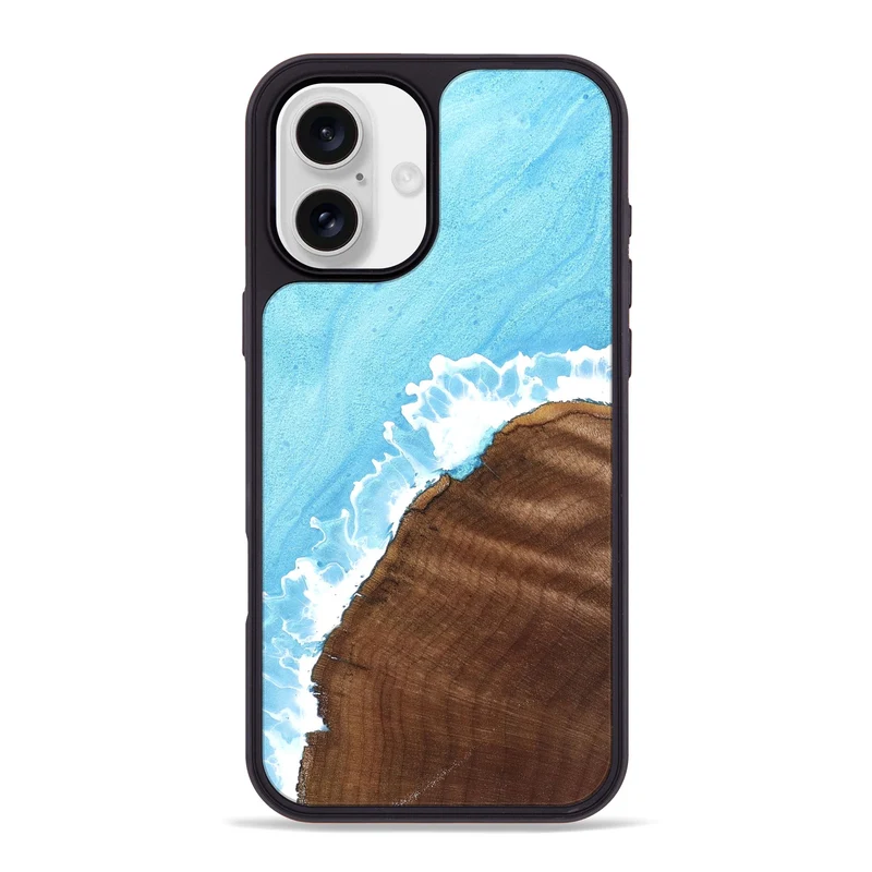 iPhone 16 Plus Wood Phone Case - Yetta (Coastal, 829937)
