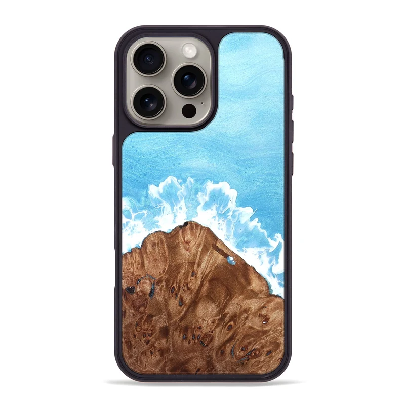 iPhone 16 Pro Max Wood Phone Case - Judi (Coastal, 829921)