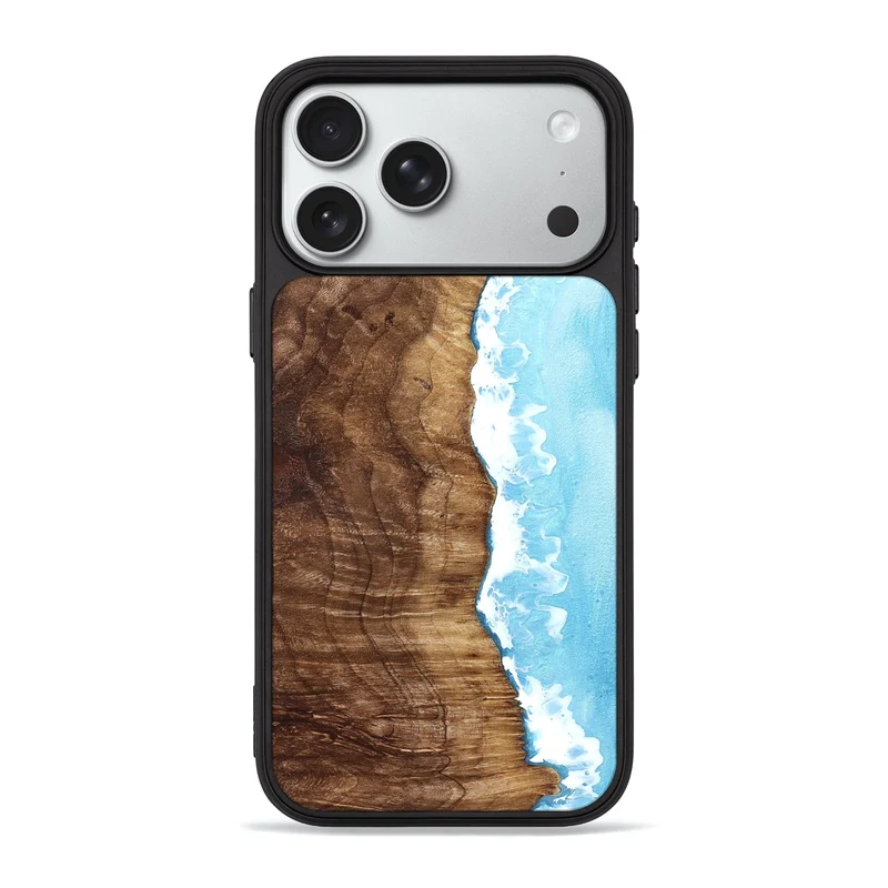 iPhone 18 Pro Max Wood Phone Case - Mikalah (Coastal, 829924)