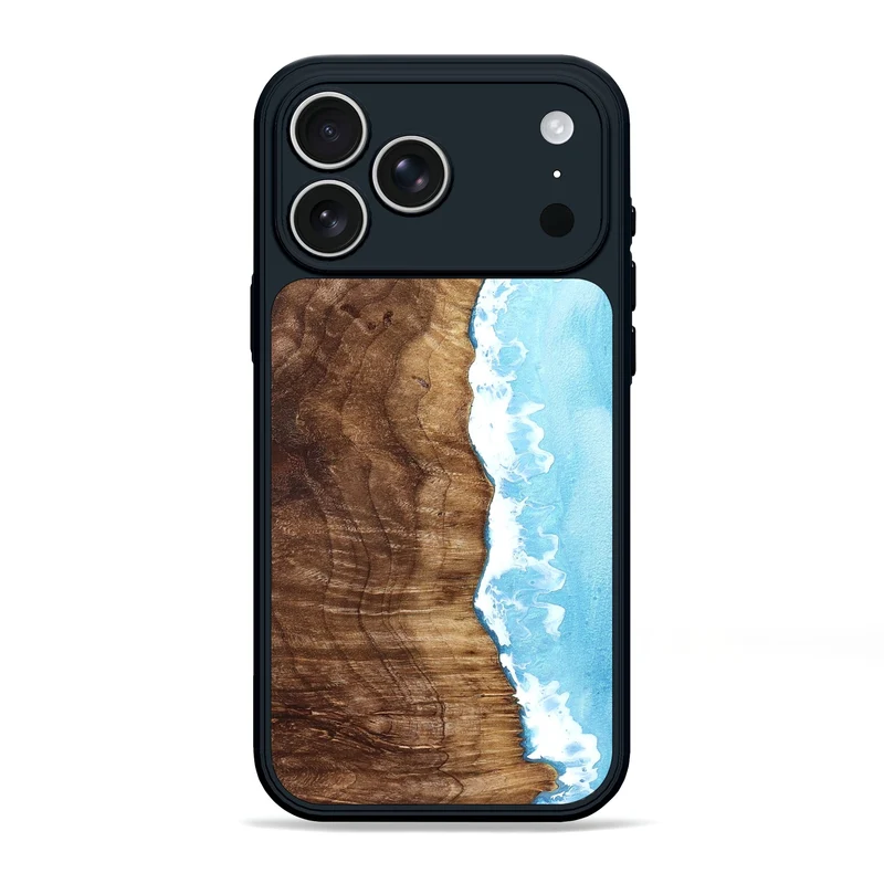 iPhone 17 Pro Max Wood Phone Case - Mikalah (Coastal, 829924)