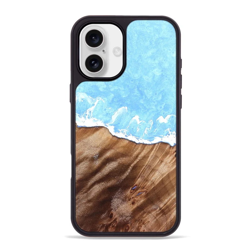 iPhone 16 Plus Wood Phone Case - Jericho (Coastal, 829928)