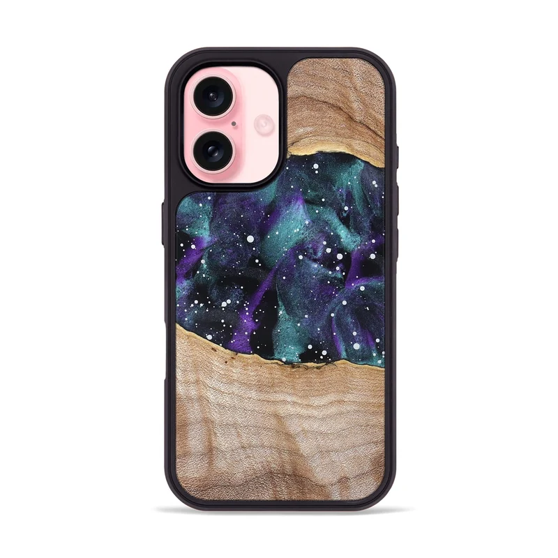 iPhone 16 Wood Phone Case - Morris (Cosmos, 829914)