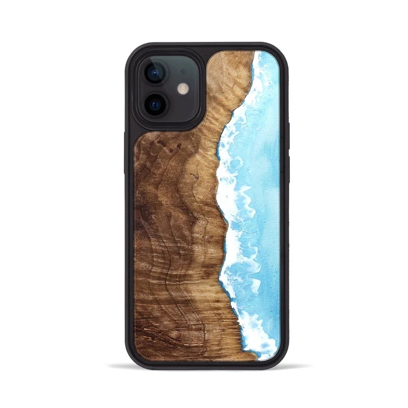 iPhone 12 Wood Phone Case - Mikalah (Coastal, 829924)