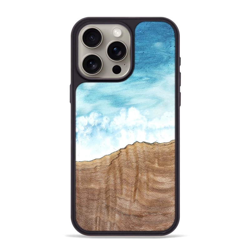 iPhone 15 Pro Max Wood Phone Case - Nori (Coastal, 829922)