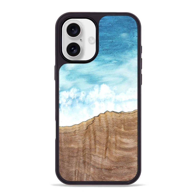 iPhone 16 Plus Wood Phone Case - Nori (Coastal, 829922)