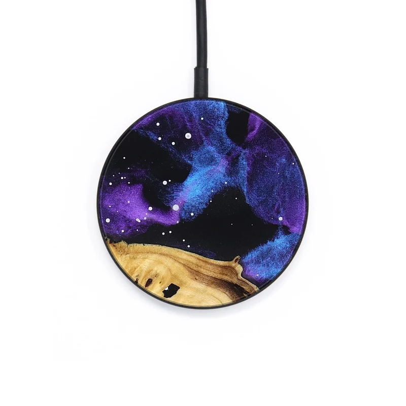 Circle Wood Wireless Charger - Samir (Cosmos, 829903)