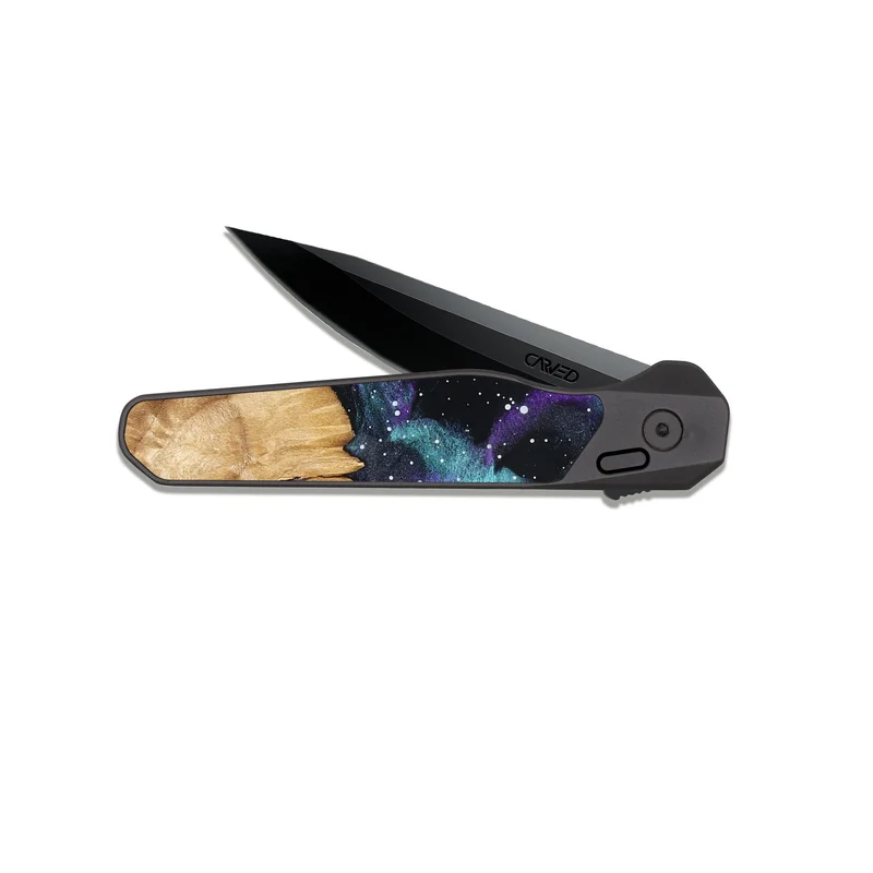 EDC Dark Slate Wood Pocket Knife - Garland (Cosmos, 829908)