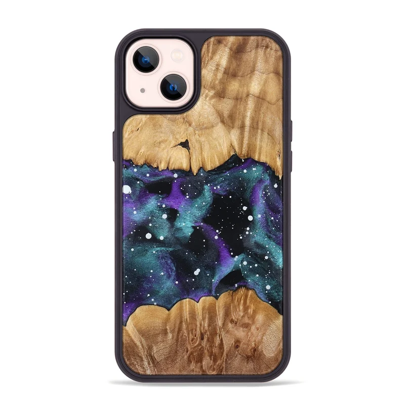 iPhone 14 Plus Wood Phone Case - Garland (Cosmos, 829908)
