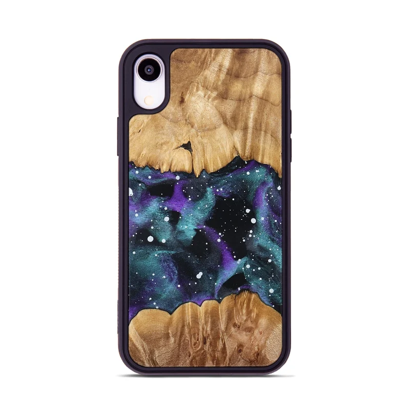 iPhone Xr Wood Phone Case - Garland (Cosmos, 829908)