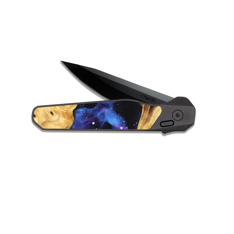 EDC Dark Slate Wood Pocket Knife - Samir (Cosmos, 829903)