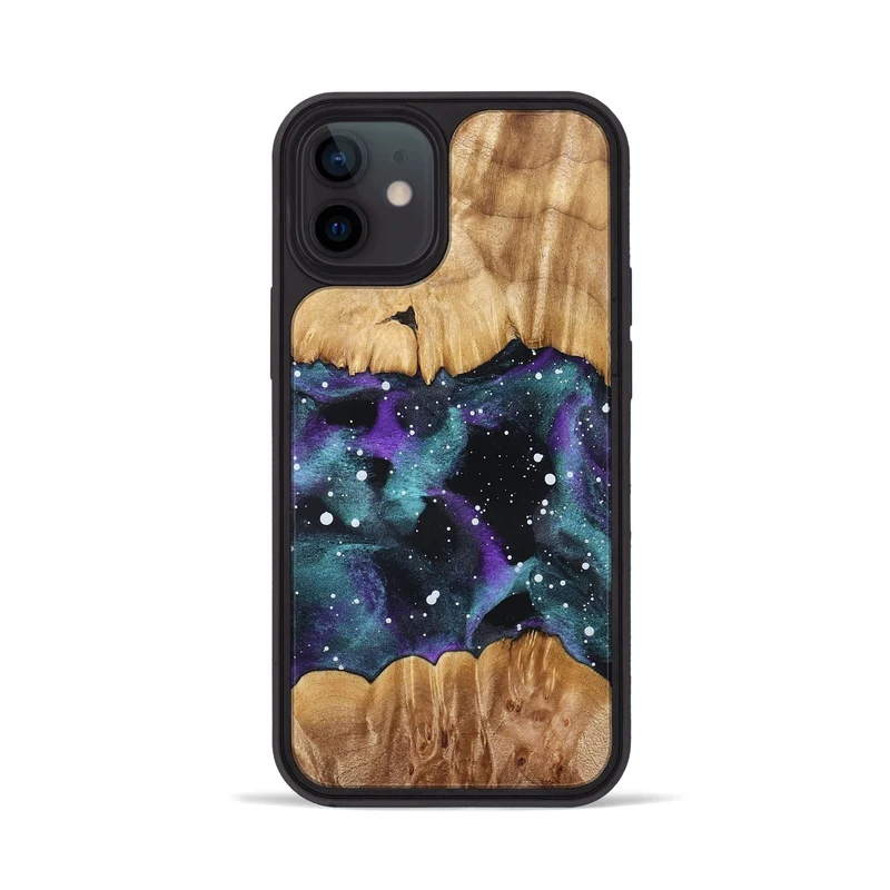iPhone 12 Wood Phone Case - Garland (Cosmos, 829908)