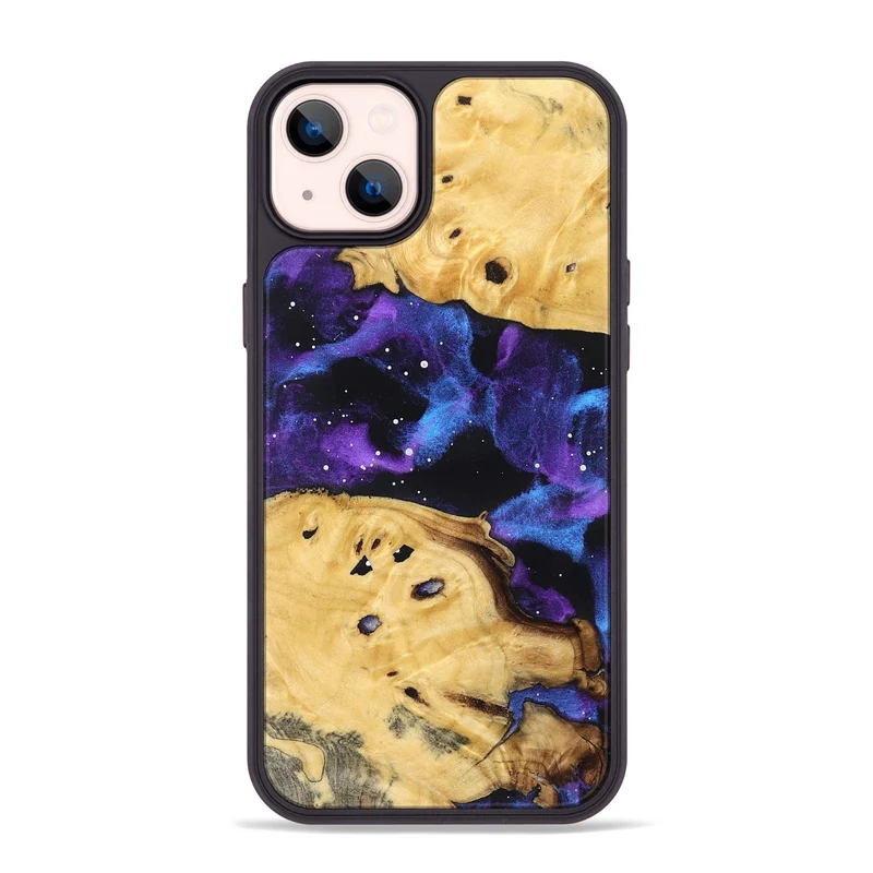 iPhone 14 Plus Wood Phone Case - Samir (Cosmos, 829903)