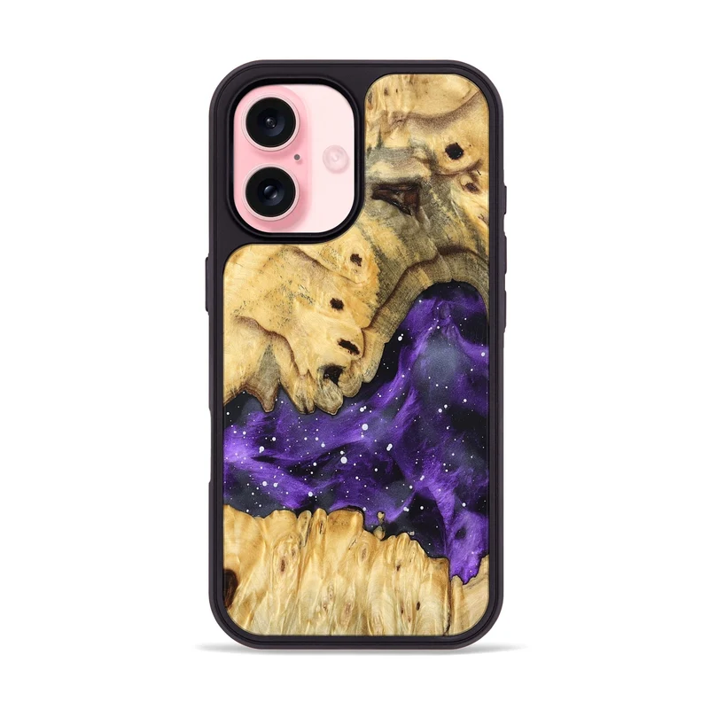 iPhone 16 Wood Phone Case - Madilyn (Cosmos, 829891)