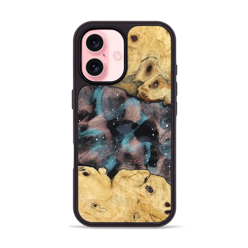 iPhone 16 Wood Phone Case - Gideon (Cosmos, 829889)