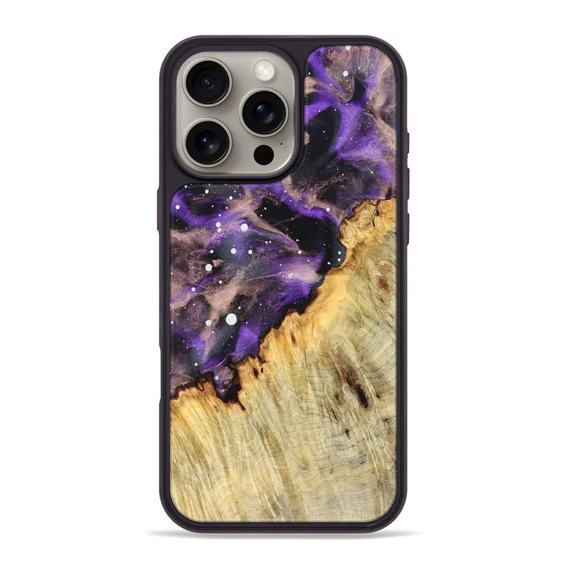 iPhone 16 Pro Max Wood Phone Case - Ervin (Cosmos, 829888)