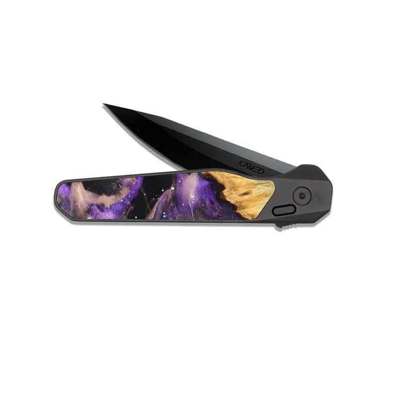 EDC Dark Slate Wood Pocket Knife - Ervin (Cosmos, 829888)