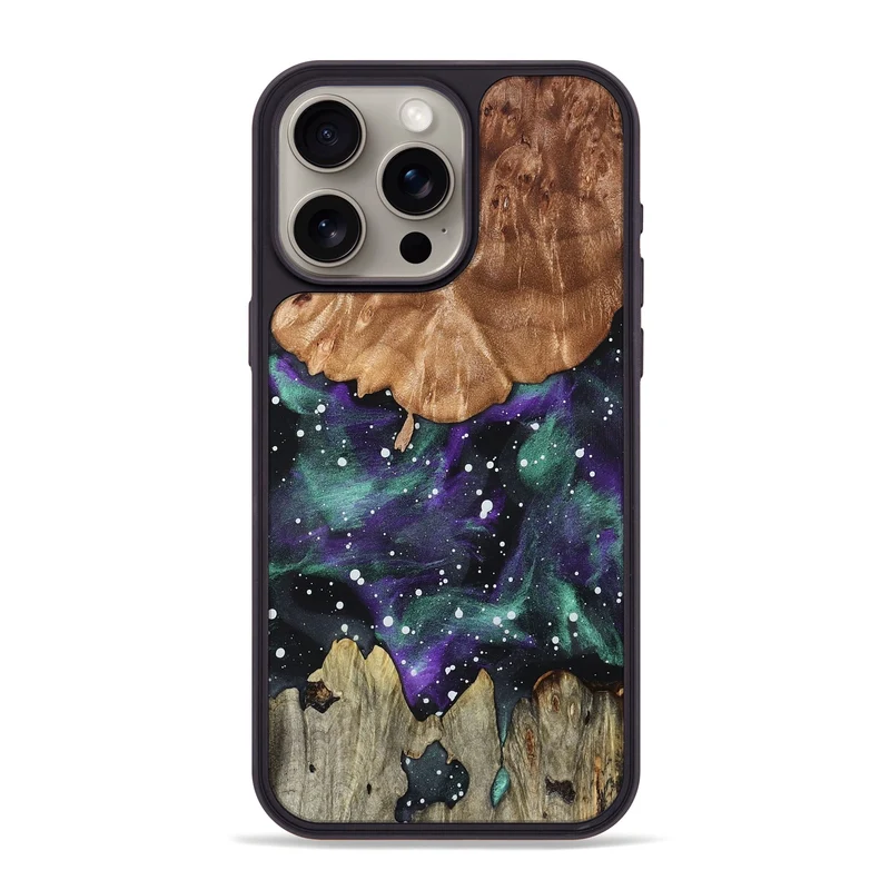 iPhone 15 Pro Max Wood Phone Case - Twila (Cosmos, 829876)
