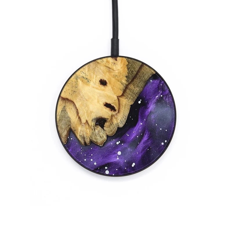 Circle Wood Wireless Charger - Madilyn (Cosmos, 829891)
