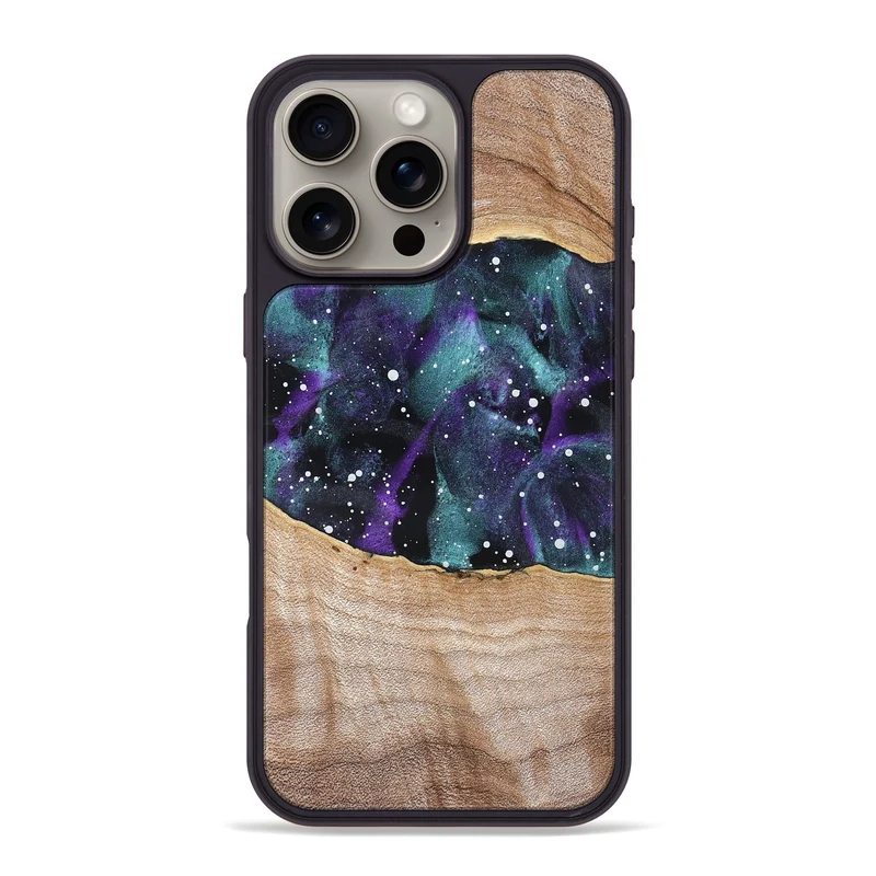 iPhone 16 Pro Max Wood Phone Case - Morris (Cosmos, 829914)