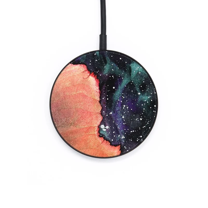 Circle Wood Wireless Charger - Art (Cosmos, 829896)
