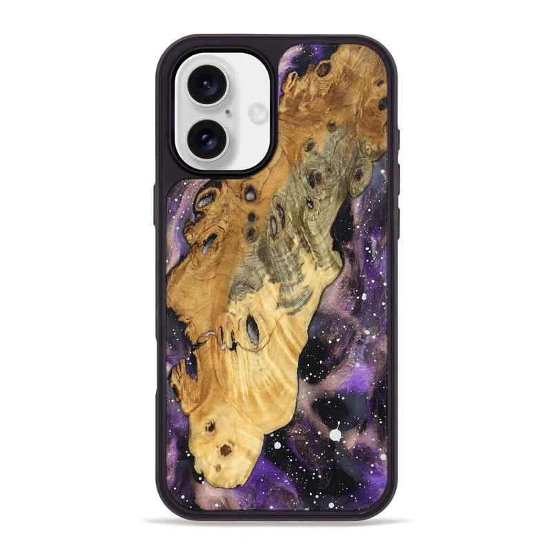 iPhone 16 Plus Wood Phone Case - Woodrow (Cosmos, 829916)