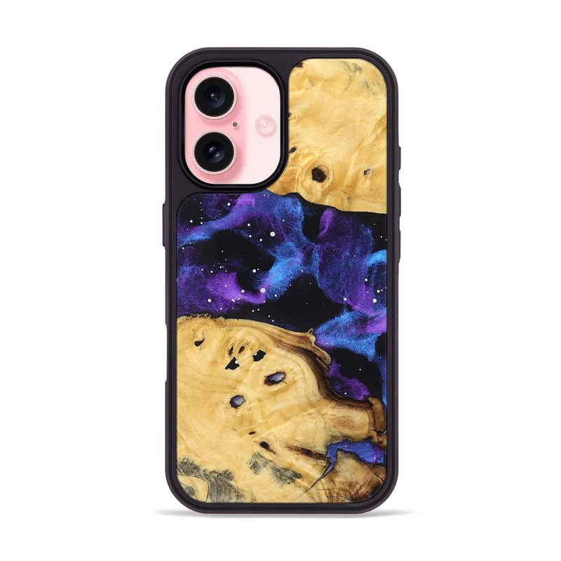 iPhone 16 Wood Phone Case - Samir (Cosmos, 829903)