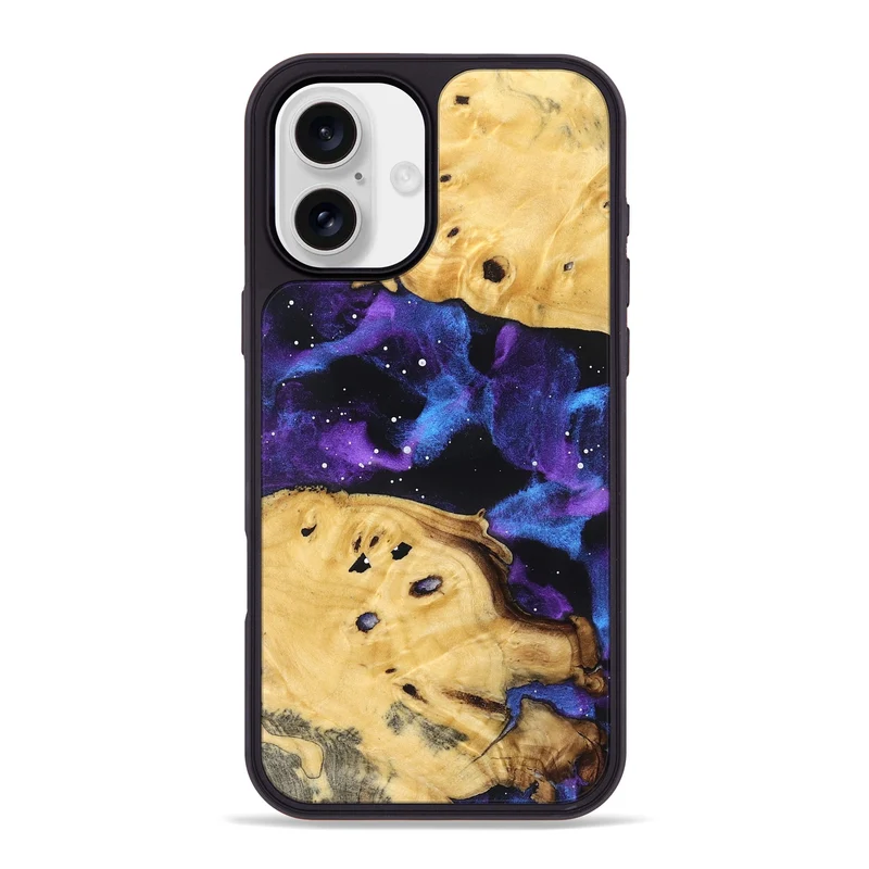 iPhone 16 Plus Wood Phone Case - Samir (Cosmos, 829903)
