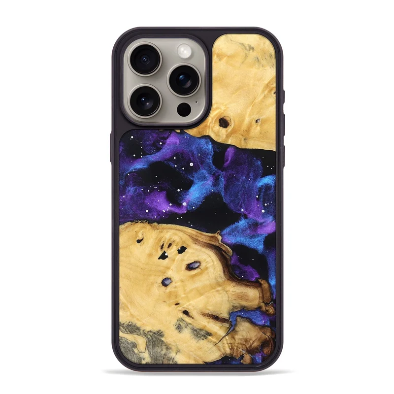 iPhone 15 Pro Max Wood Phone Case - Samir (Cosmos, 829903)