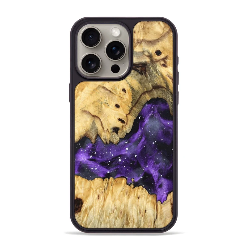 iPhone 15 Pro Max Wood Phone Case - Madilyn (Cosmos, 829891)