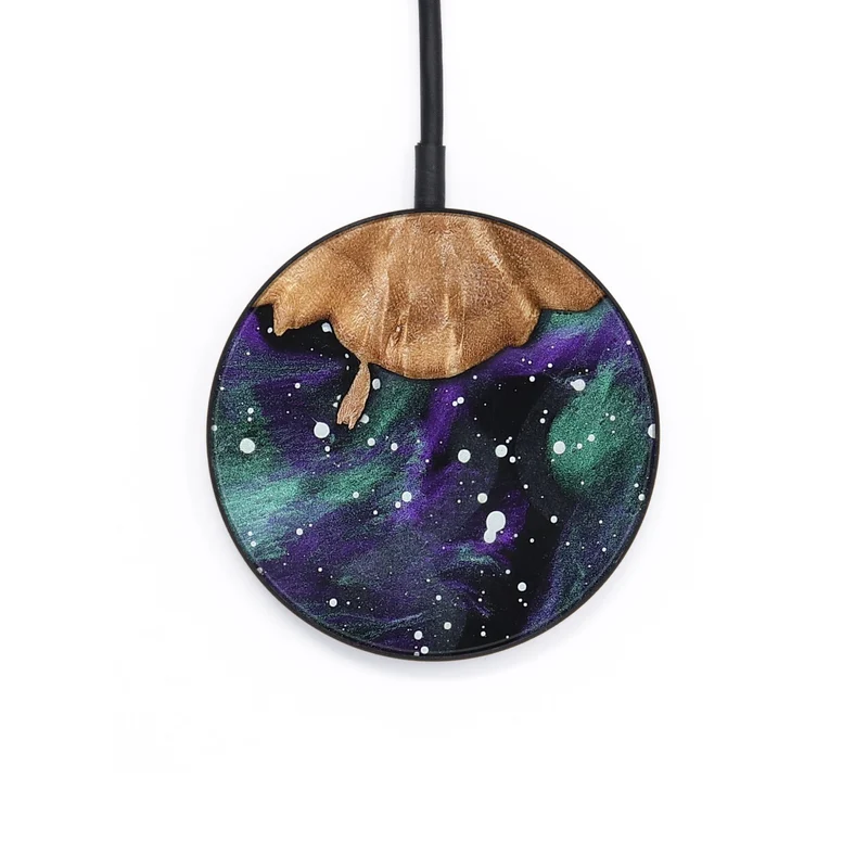 Circle Wood Wireless Charger - Twila (Cosmos, 829876)