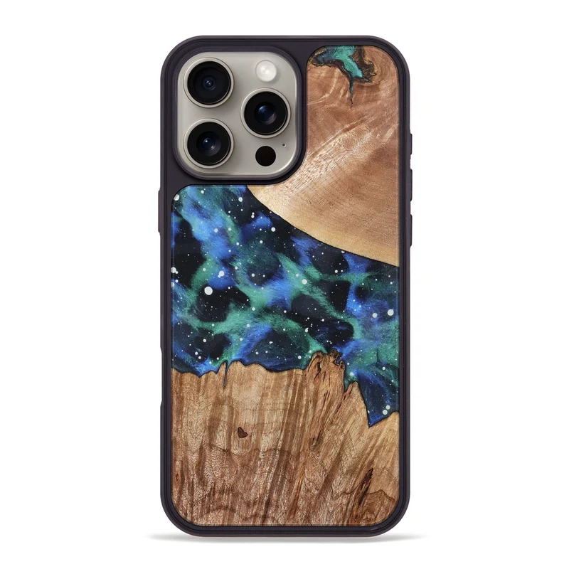 iPhone 16 Pro Max Wood Phone Case - Kelsea (Cosmos, 829878)