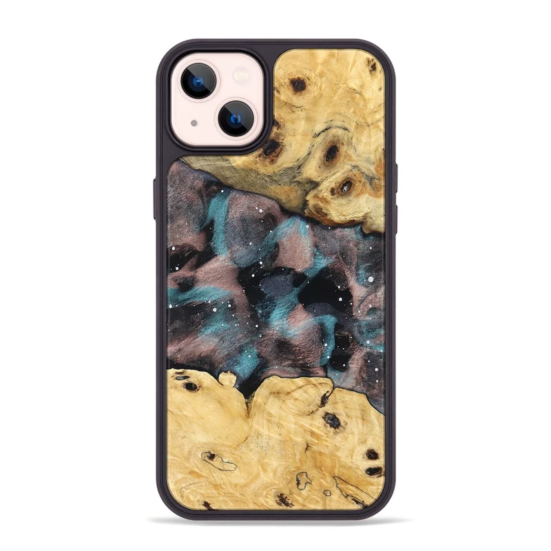 iPhone 14 Plus Wood Phone Case - Gideon (Cosmos, 829889)